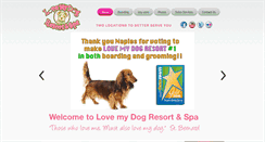 Desktop Screenshot of lovemydogresortnaples.com